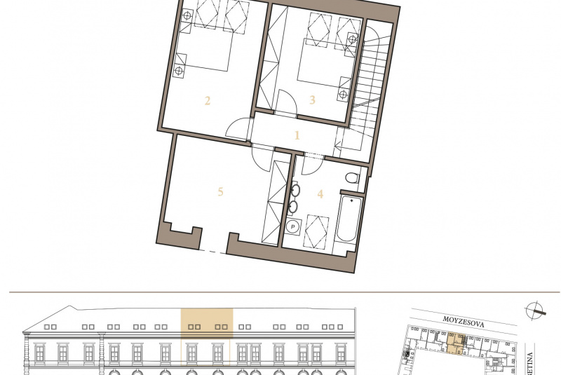 Ponuka bytov - zoznam / MEZONETOVÝ APARTMÁN 2C - foto
