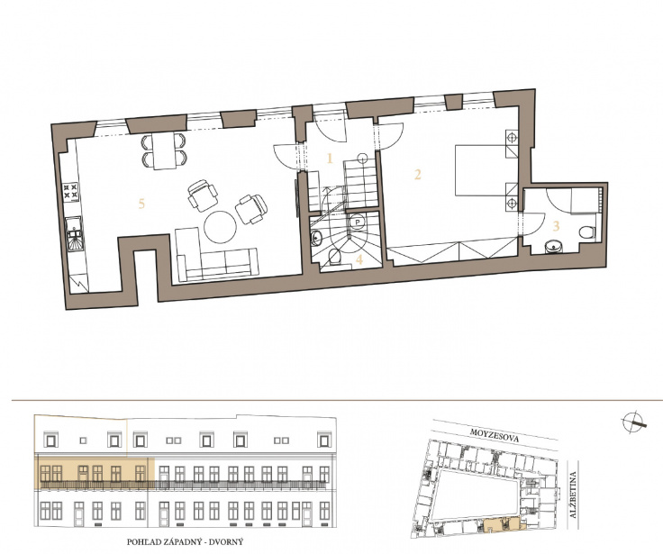 Ponuka bytov - zoznam / MEZONETOVÝ APARTMÁN 2H - foto