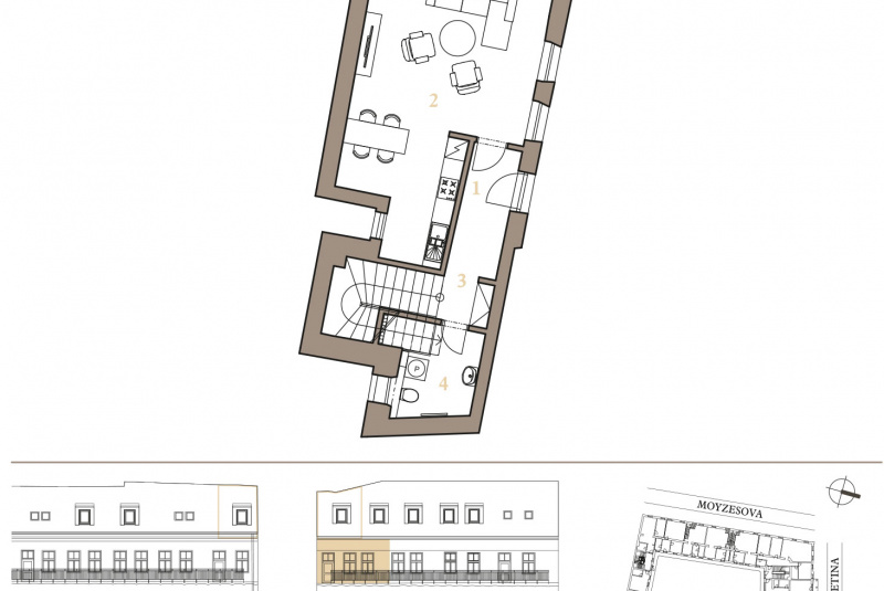 Ponuka bytov - zoznam / MEZONETOVÝ APARTMÁN 2K - foto
