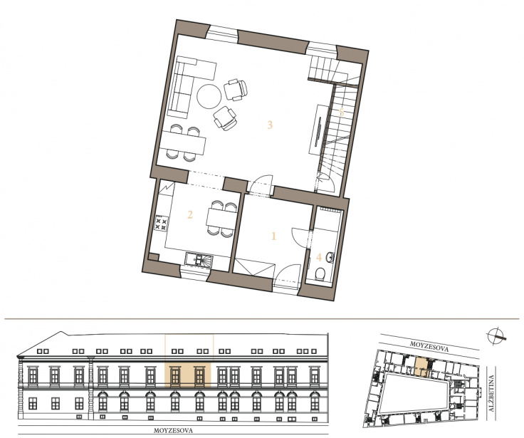 Ponuka bytov - zoznam / MEZONETOVÝ APARTMÁN 2C - foto