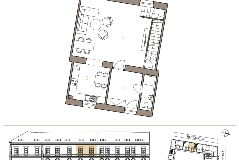 Ponuka bytov - zoznam / MEZONETOVÝ APARTMÁN 2C - foto