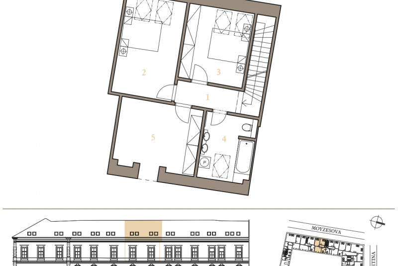 Ponuka bytov - zoznam / MEZONETOVÝ APARTMÁN 2C - foto