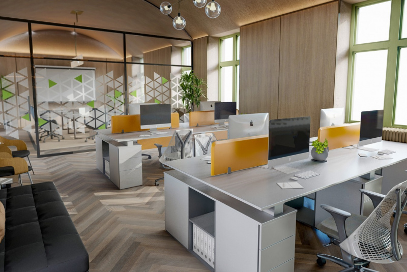 Ponuka nebytových priestorov - galéria / Vizualizácia kancelárie - foto Ponuka nebytových priestorov - galéria / Vizualizácia kancelárie - foto